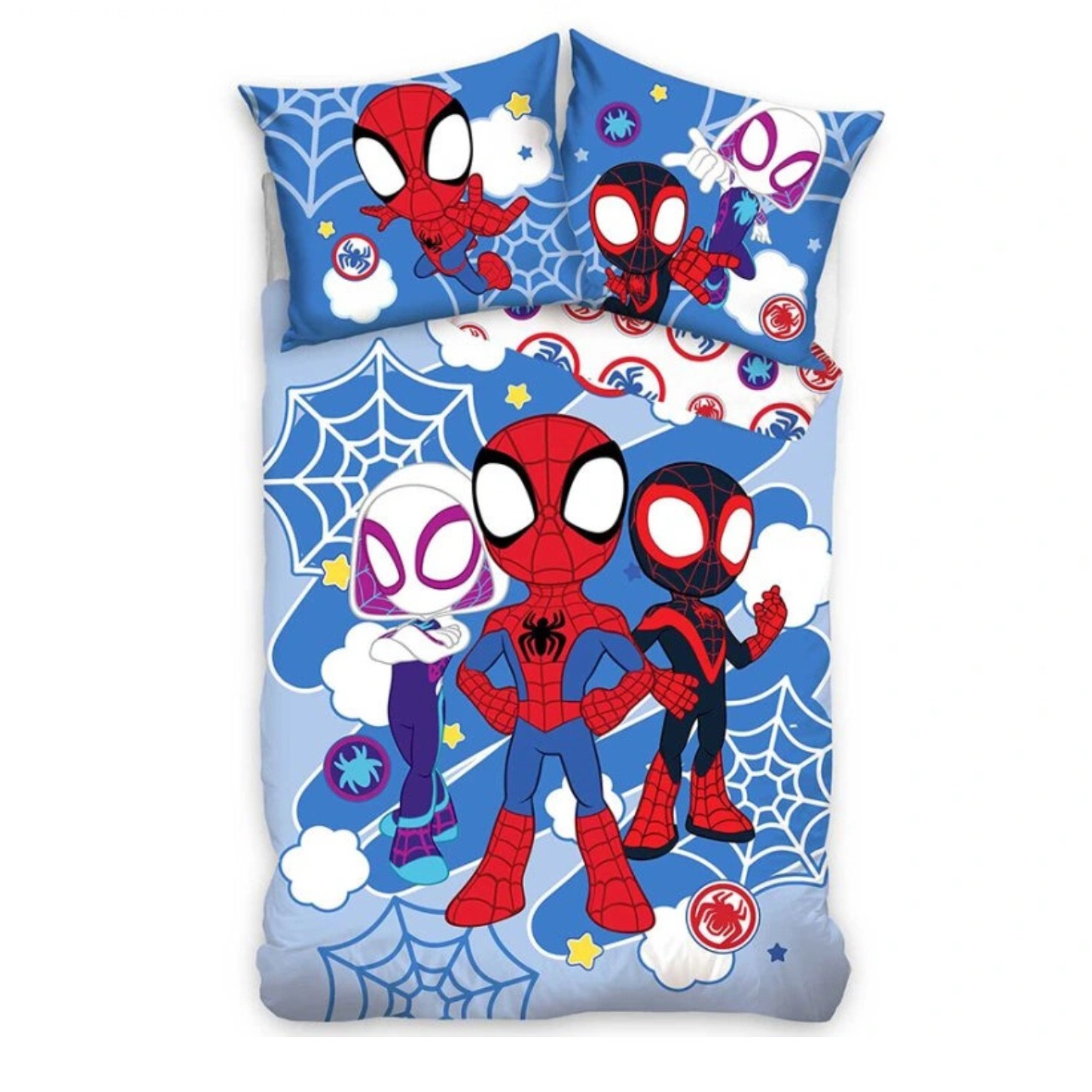 Mikroplyšové povlečení Spidey Úžasní přátelé 140x200, 70x90 cm