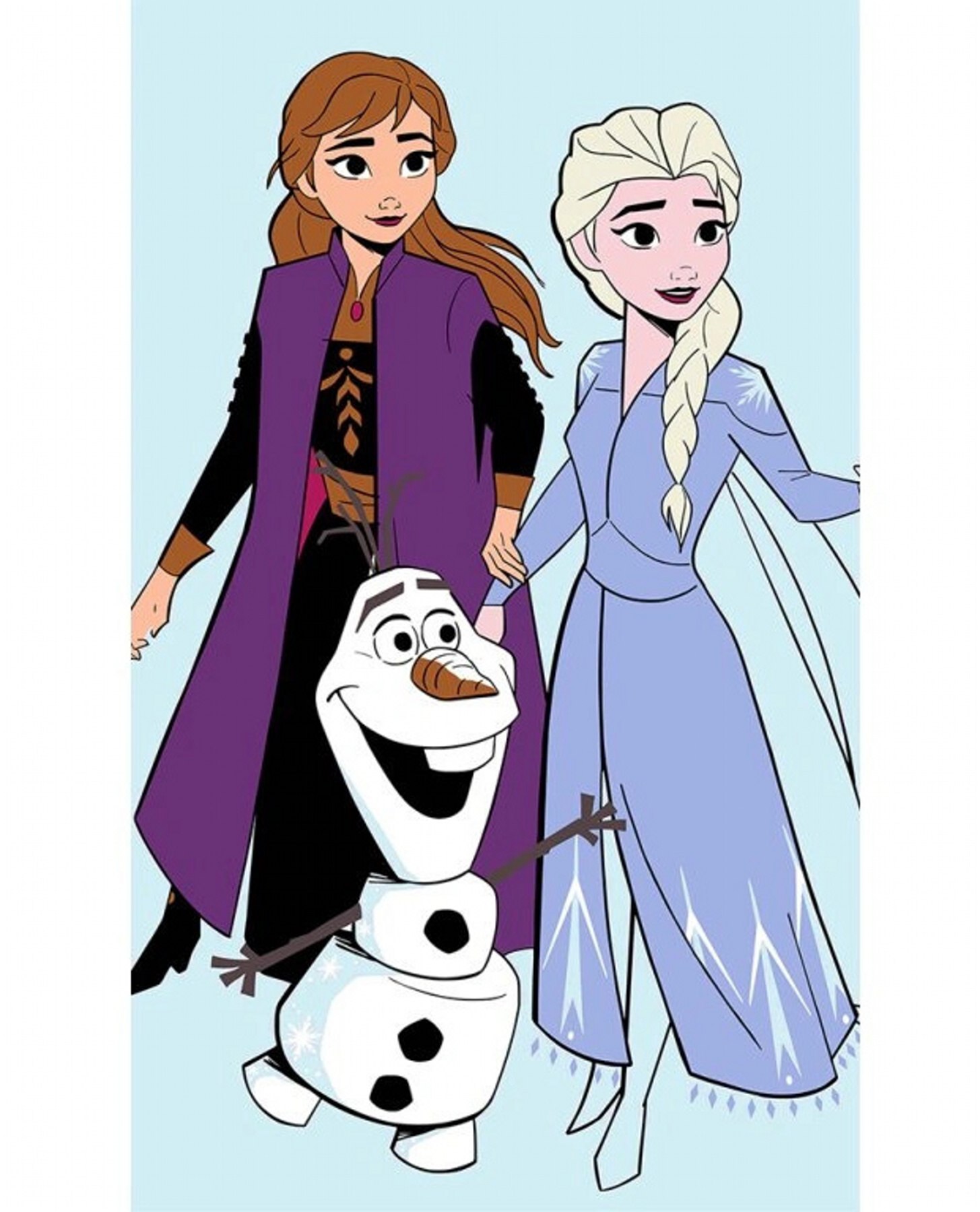 Dětský ručník Ledové Království Přátelé navždy 30x50 cm