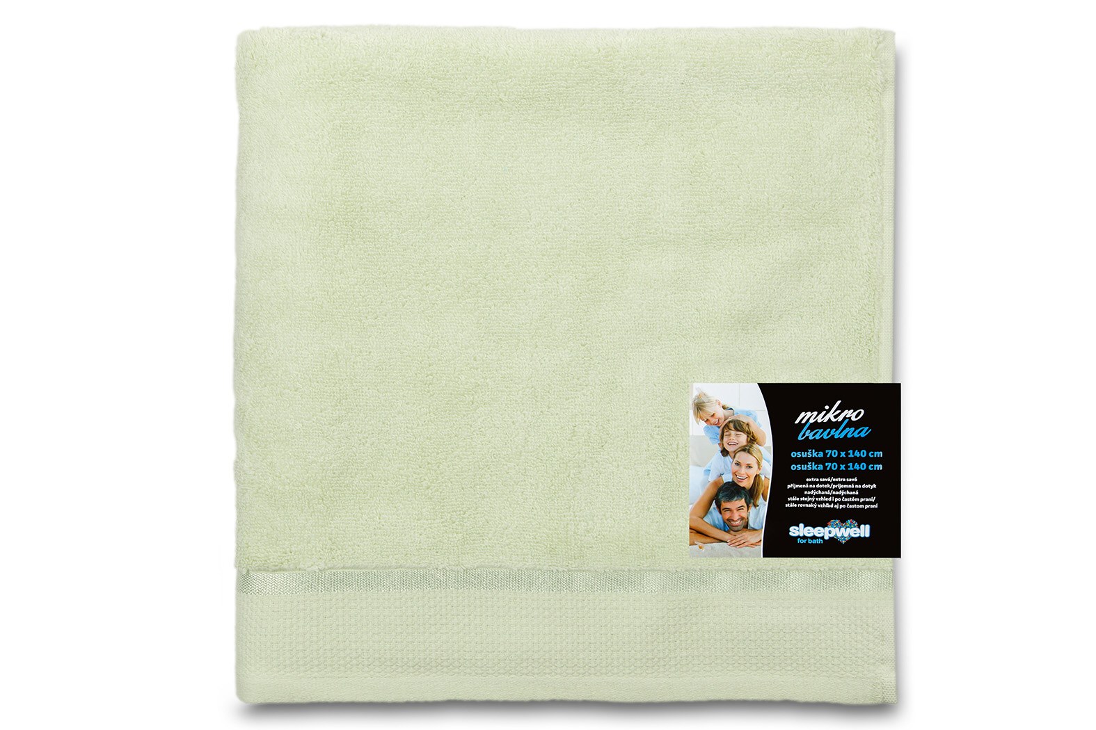 Ručník Star 50x100 cm pistáciová
