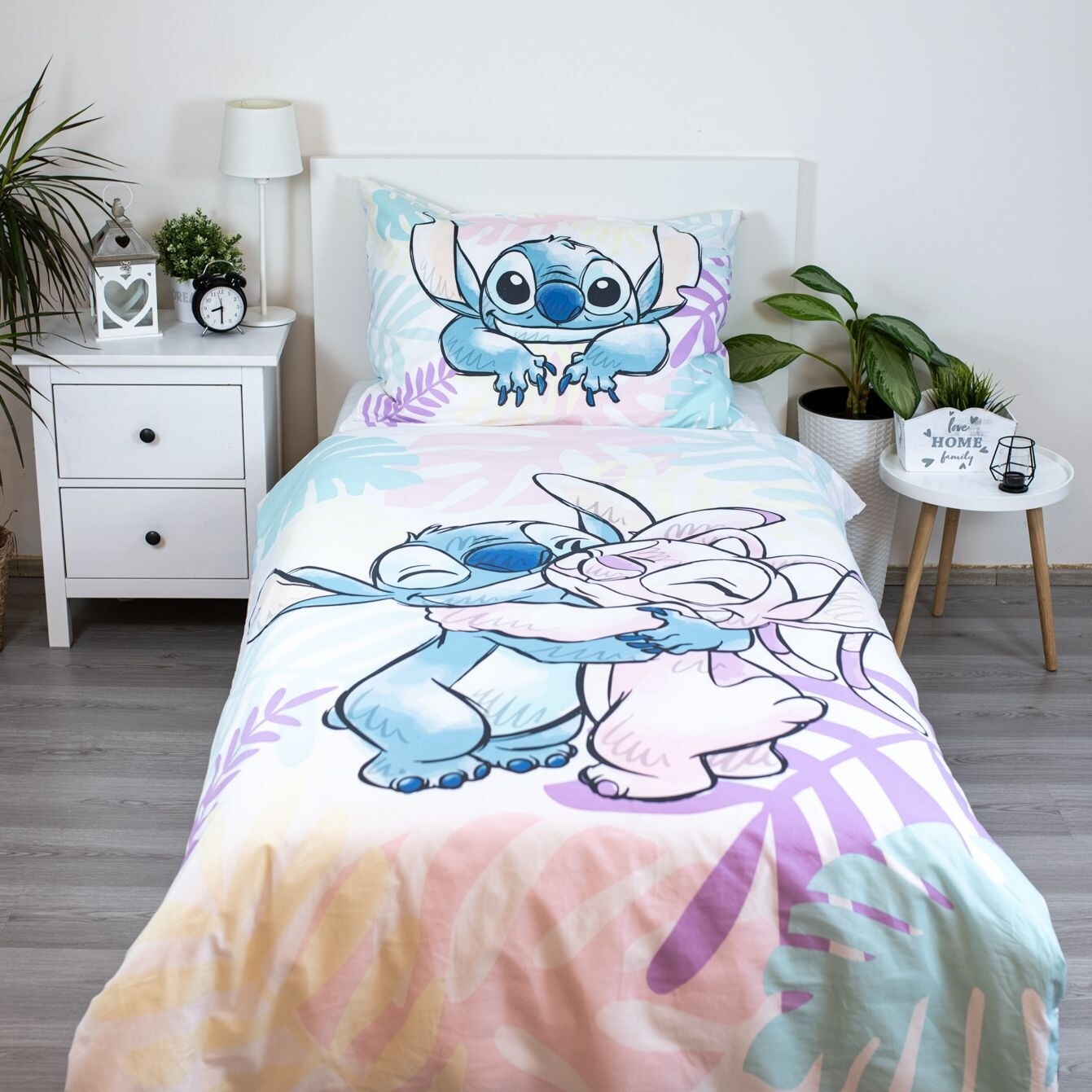 Povlečení Lilo a Stitch Leaves 140x200, 70x90 cm