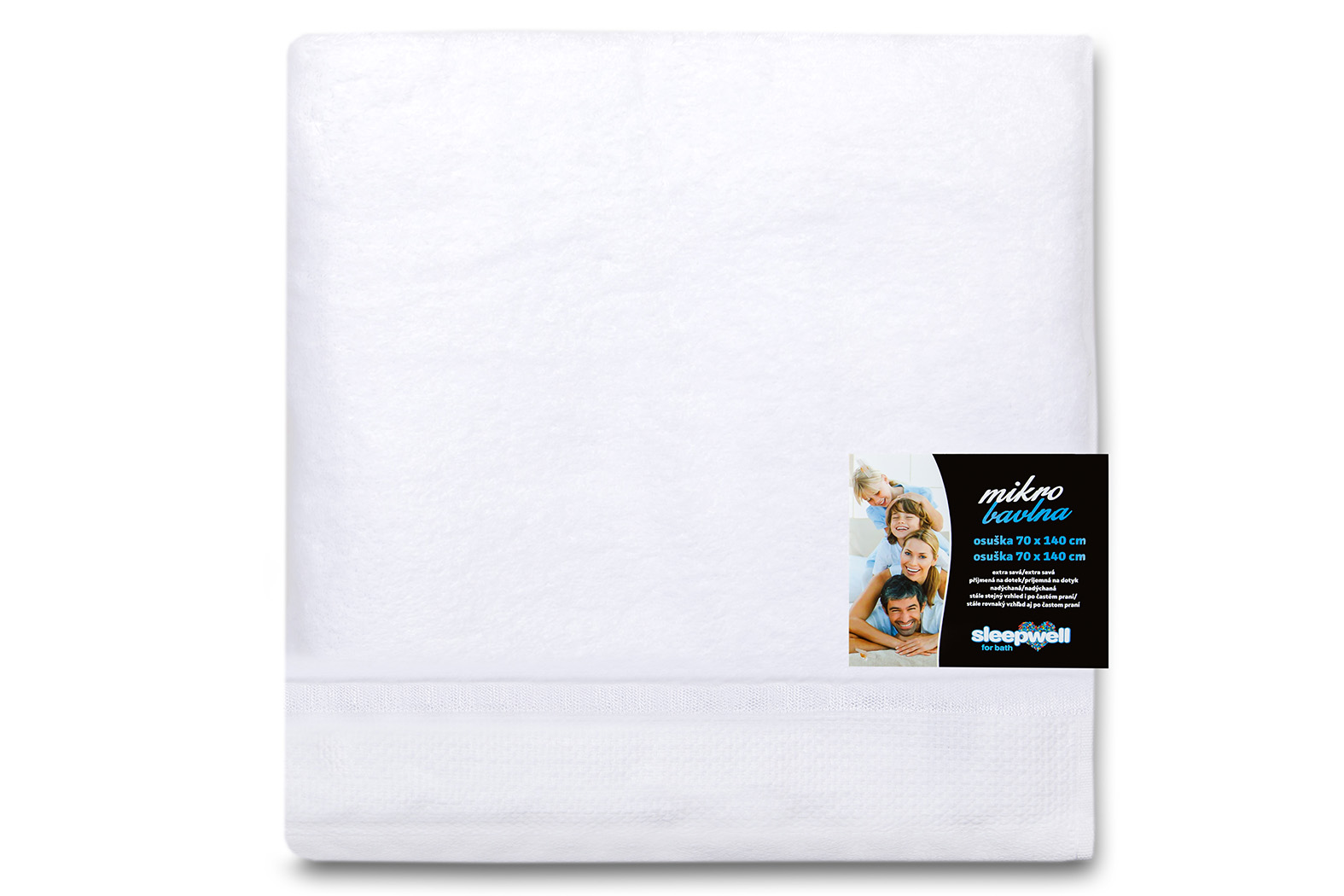 Ručník Star 50x100 cm bílá