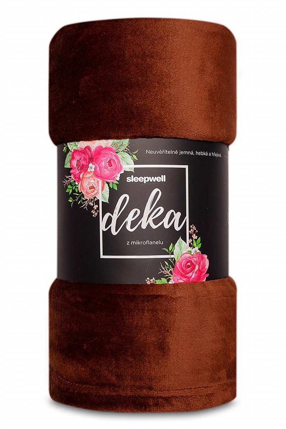 Deka MF UNI SLEEP WELL tmavě hnědá 150x200 cm