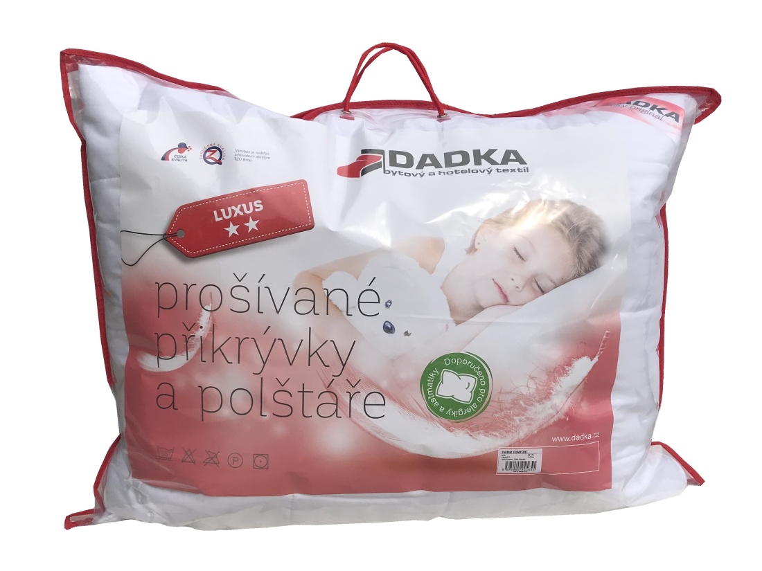 Polštář LUXUS COMFORT bílá 45x60 cm