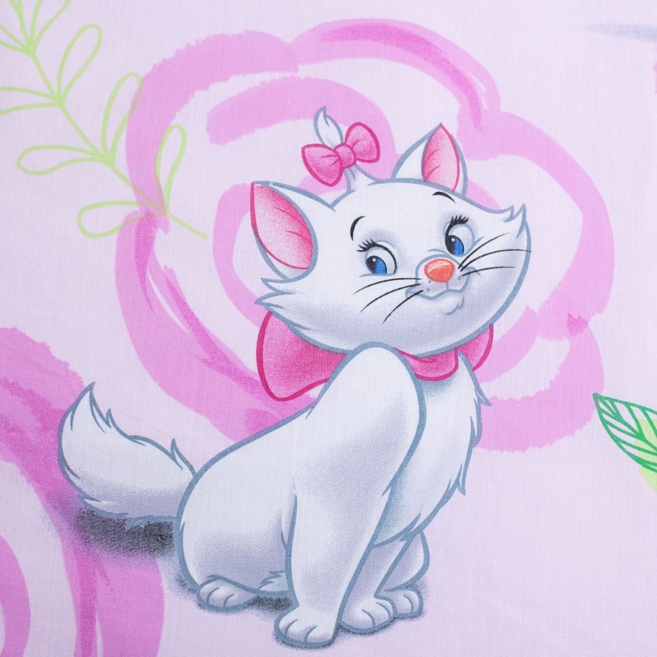 Povlečení Marie Cat Pink 03 140x200, 70x90 cm