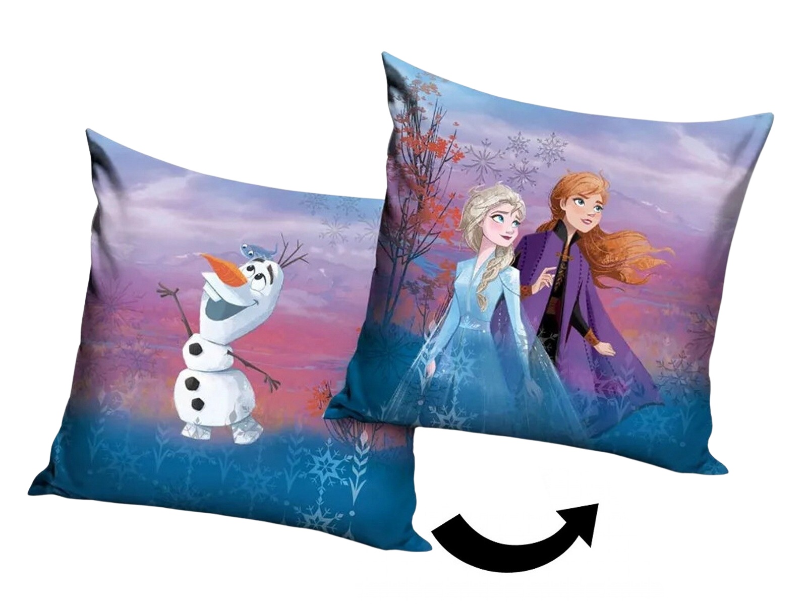 Povlak na polštářek Ledové Království Čarovné dobrodružství 40x40 cm