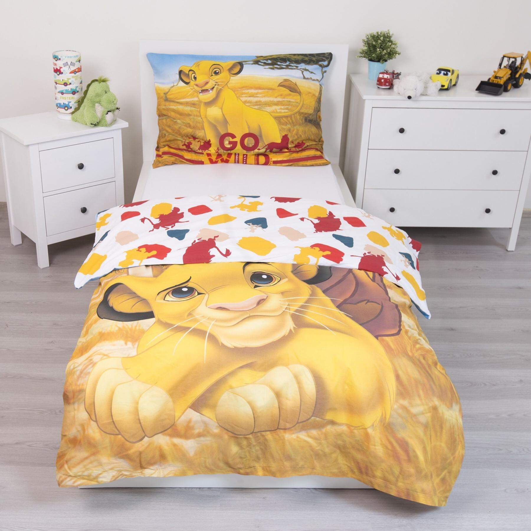 Povlečení Lion King 140x200, 70x90 cm