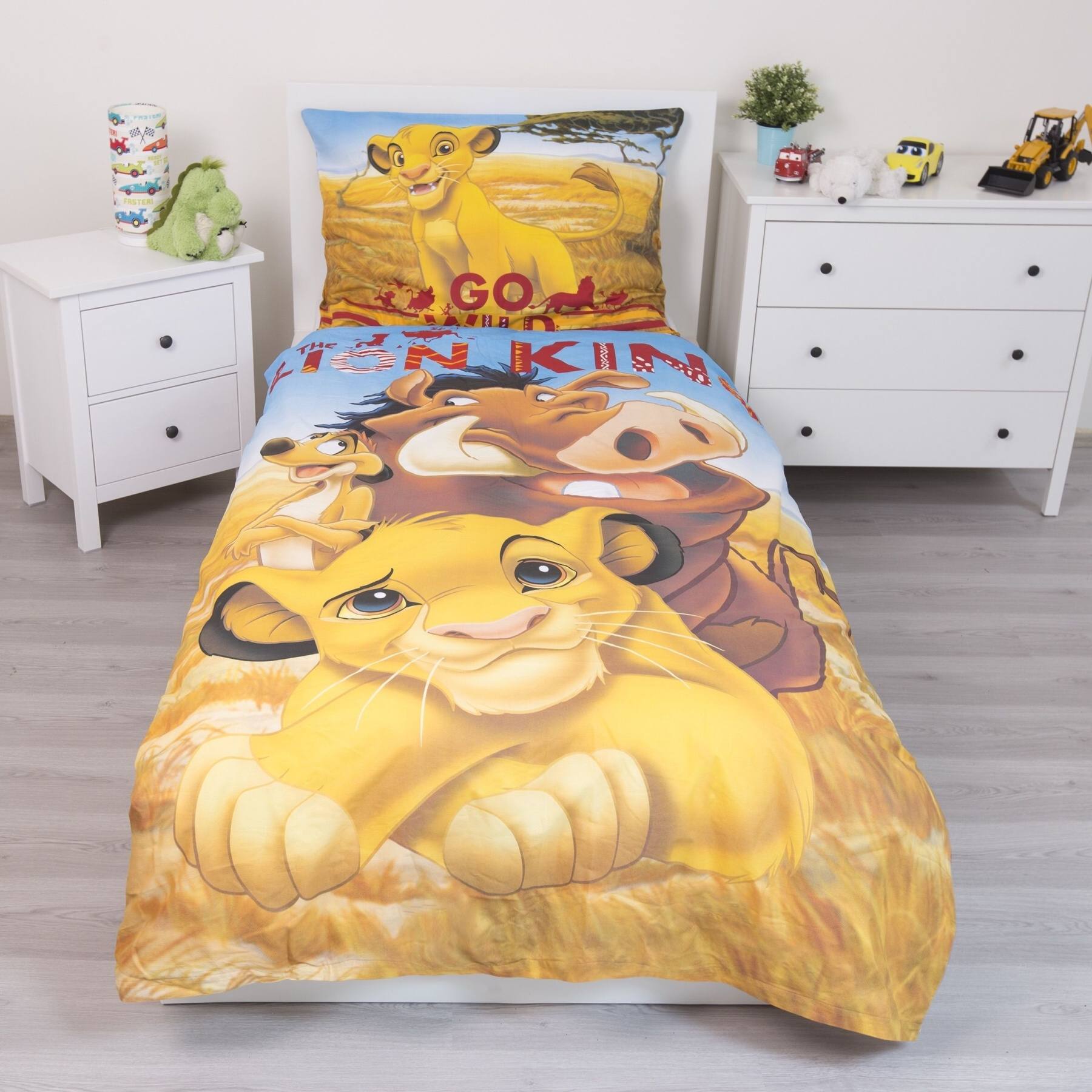 Povlečení Lion King 140x200, 70x90 cm