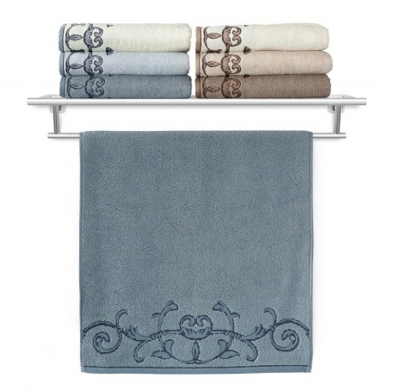 Osuška Terry Barocco II. šedá 70x140 cm