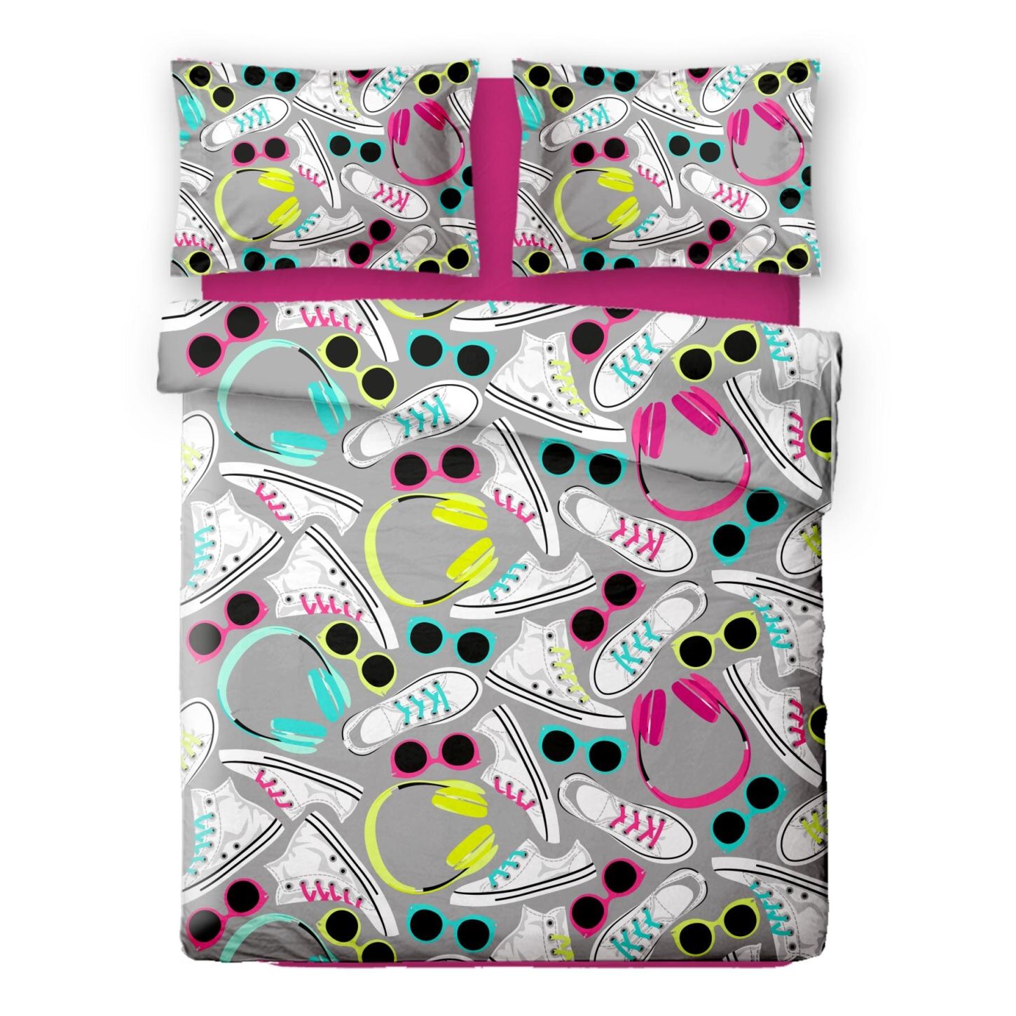 Povlečení mikroflanel Kecky 140x200, 70x90 cm