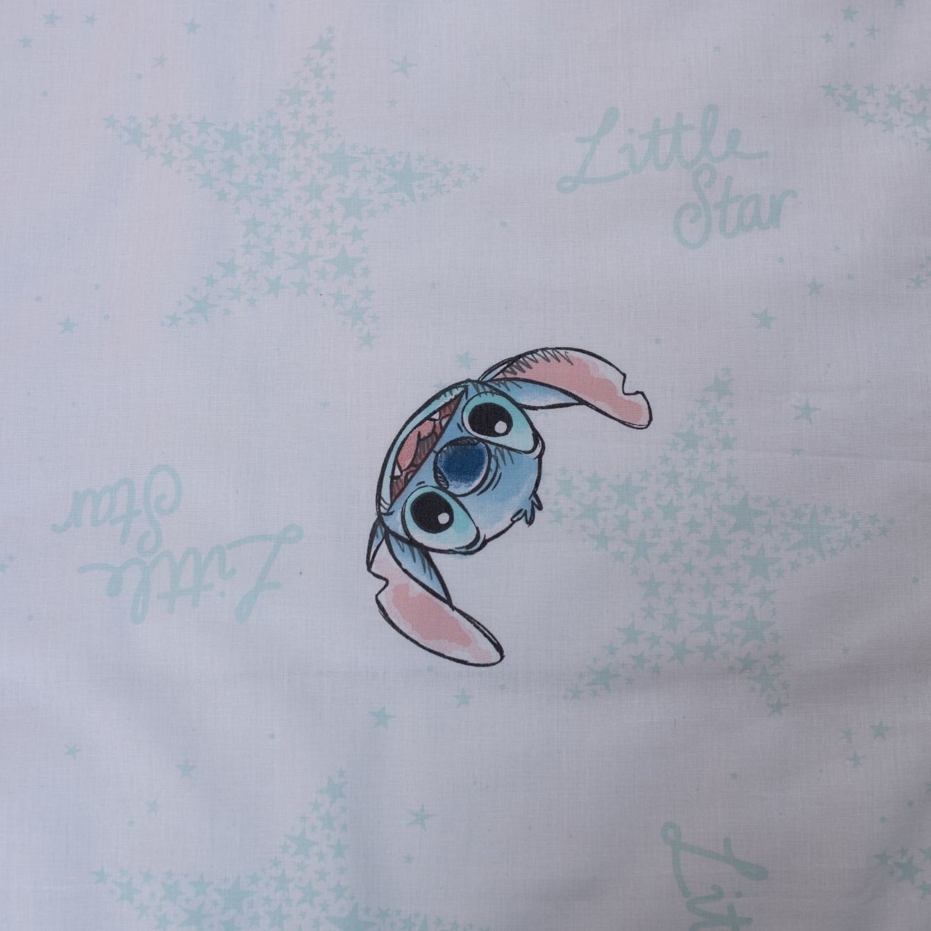 Povlečení do postýlky Lilo and Stitch White Star baby 100x135, 40x60 cm