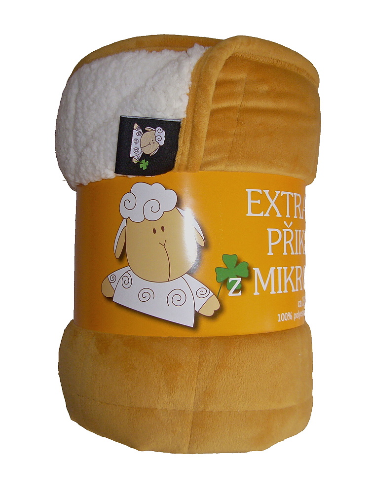 Deka mikrovlákno Ovce prošev okr 150x200 cm