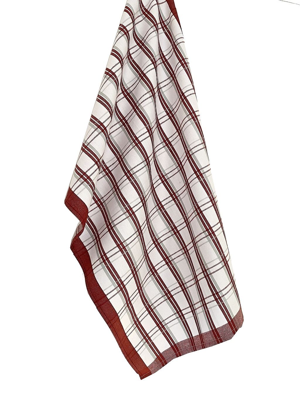 Utěrka Extra savá 50x70 cm Tradiční káro bordó 3 ks