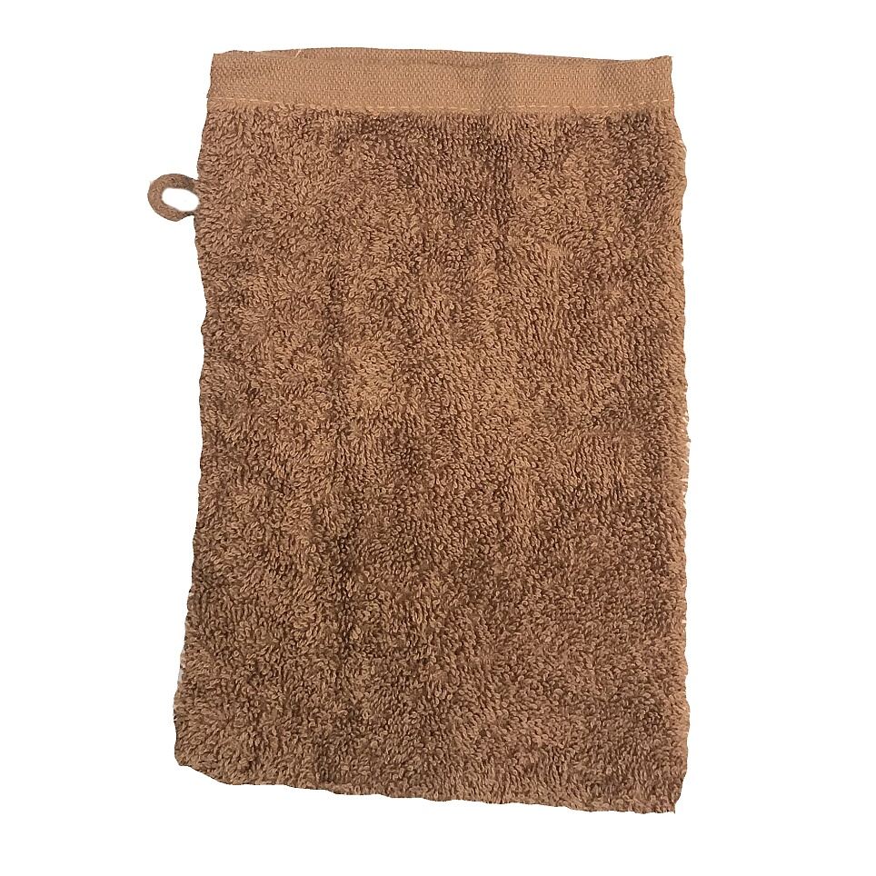 Froté žínka Classic 15x24 cm hnědá