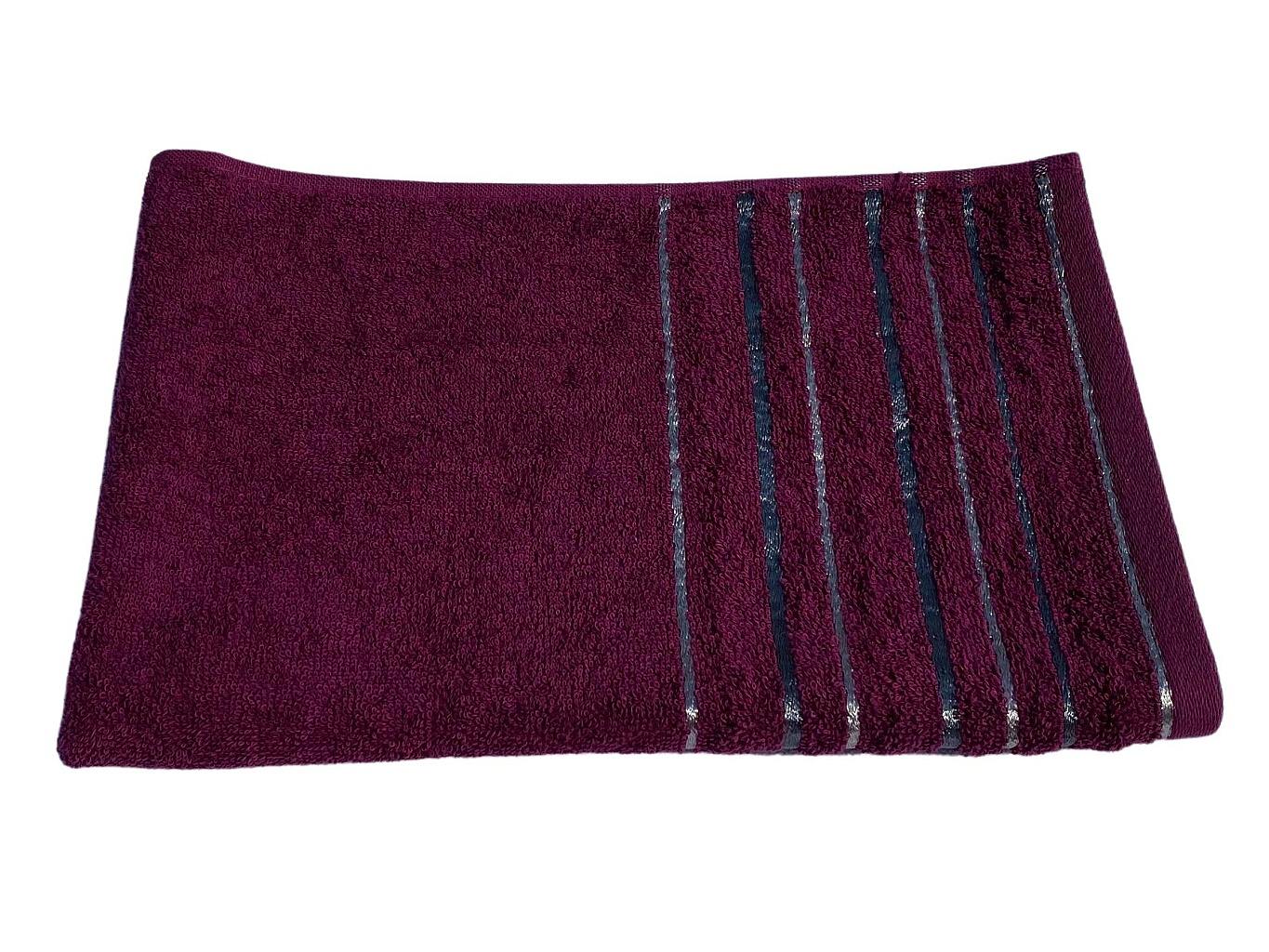 Ručník ZARA 40x60 cm bordó