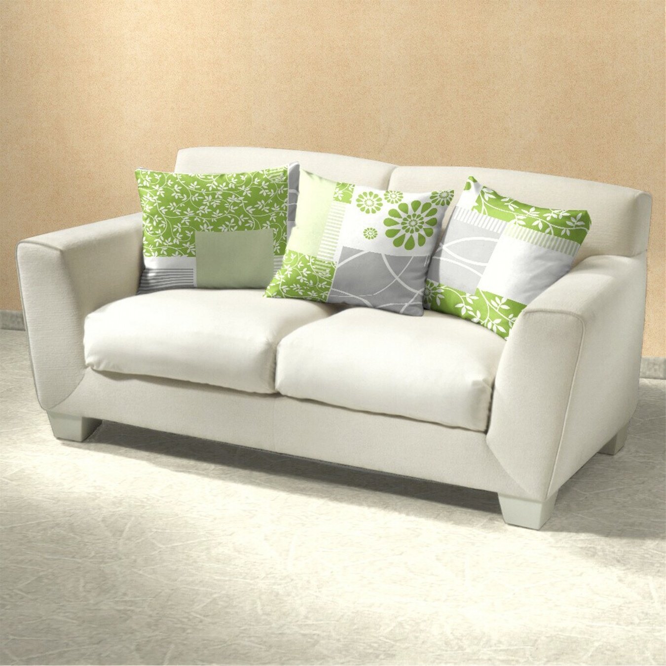 Povlečení bavlna Bluemoon zelený 140x200, 70x90 cm