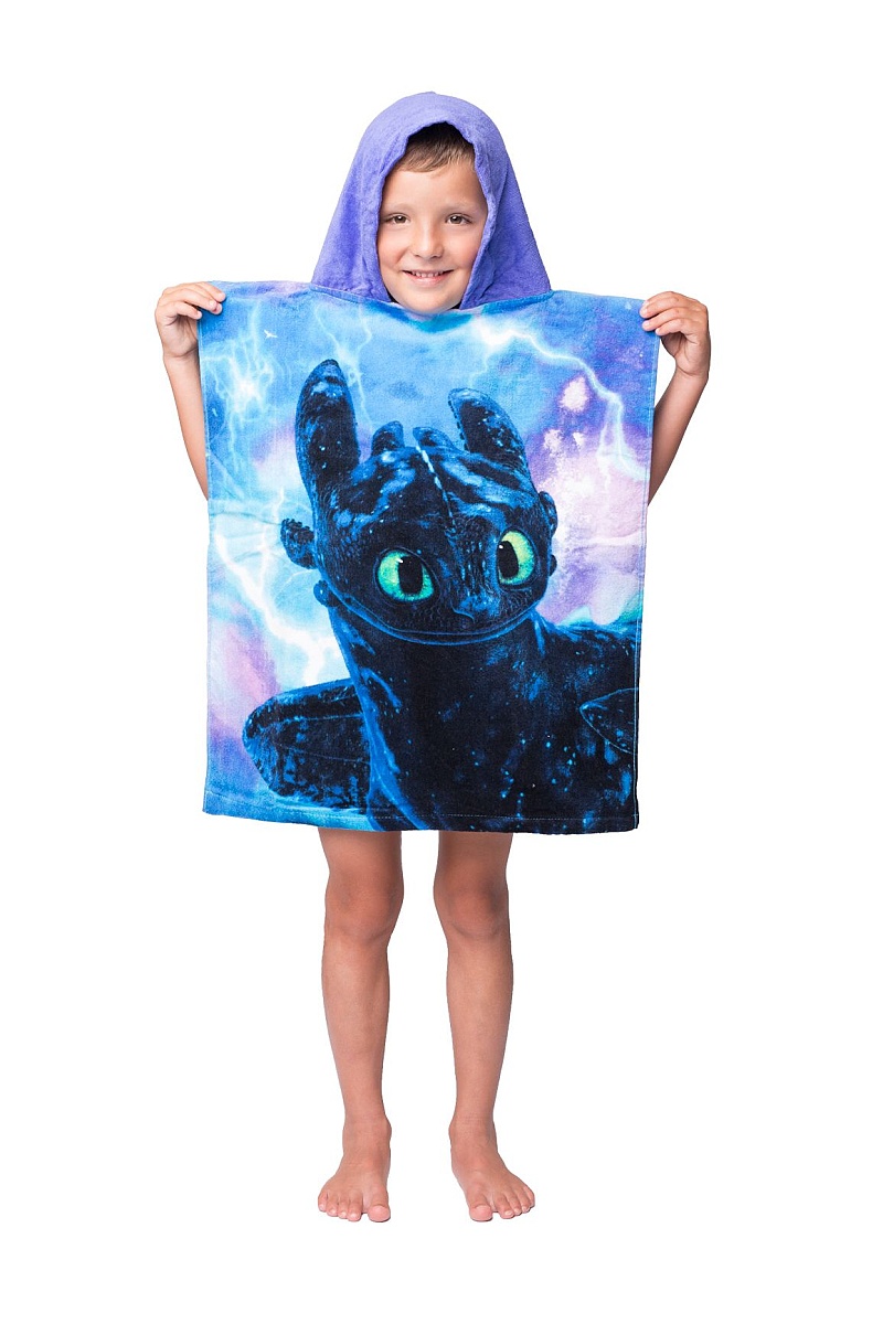 Pončo Jak vycvičit draka magic 50x115 cm