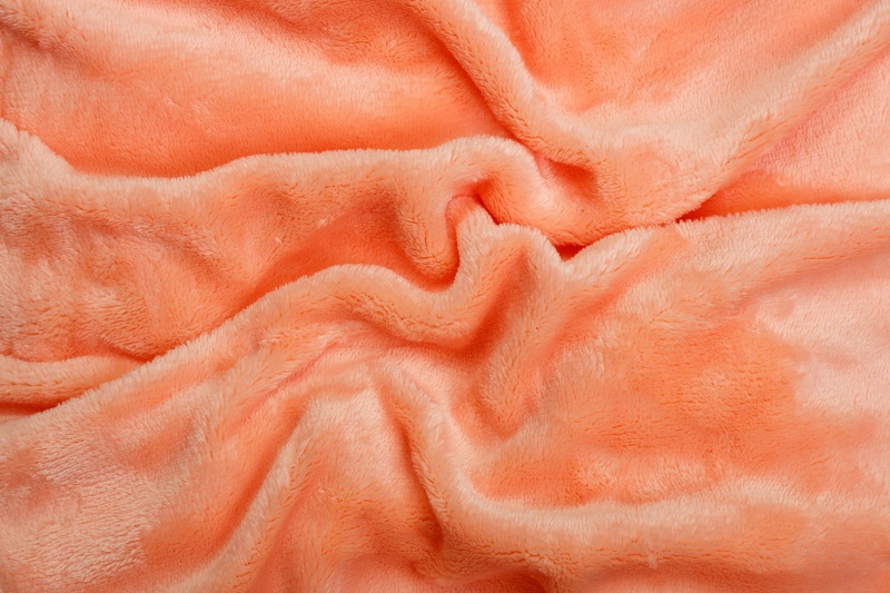 Prostěradlo mikroflanel lososová 180x200x20 cm