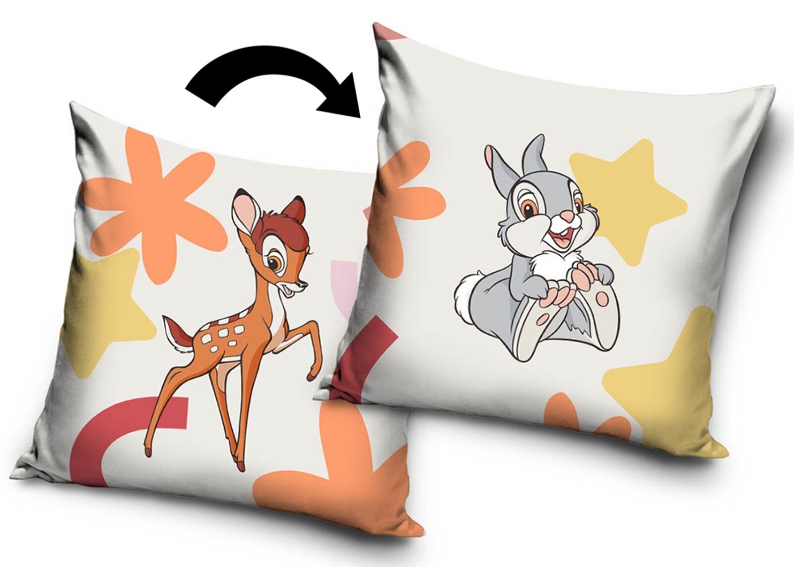 Polštářek Bambi a zajíček Dupík 40x40 cm