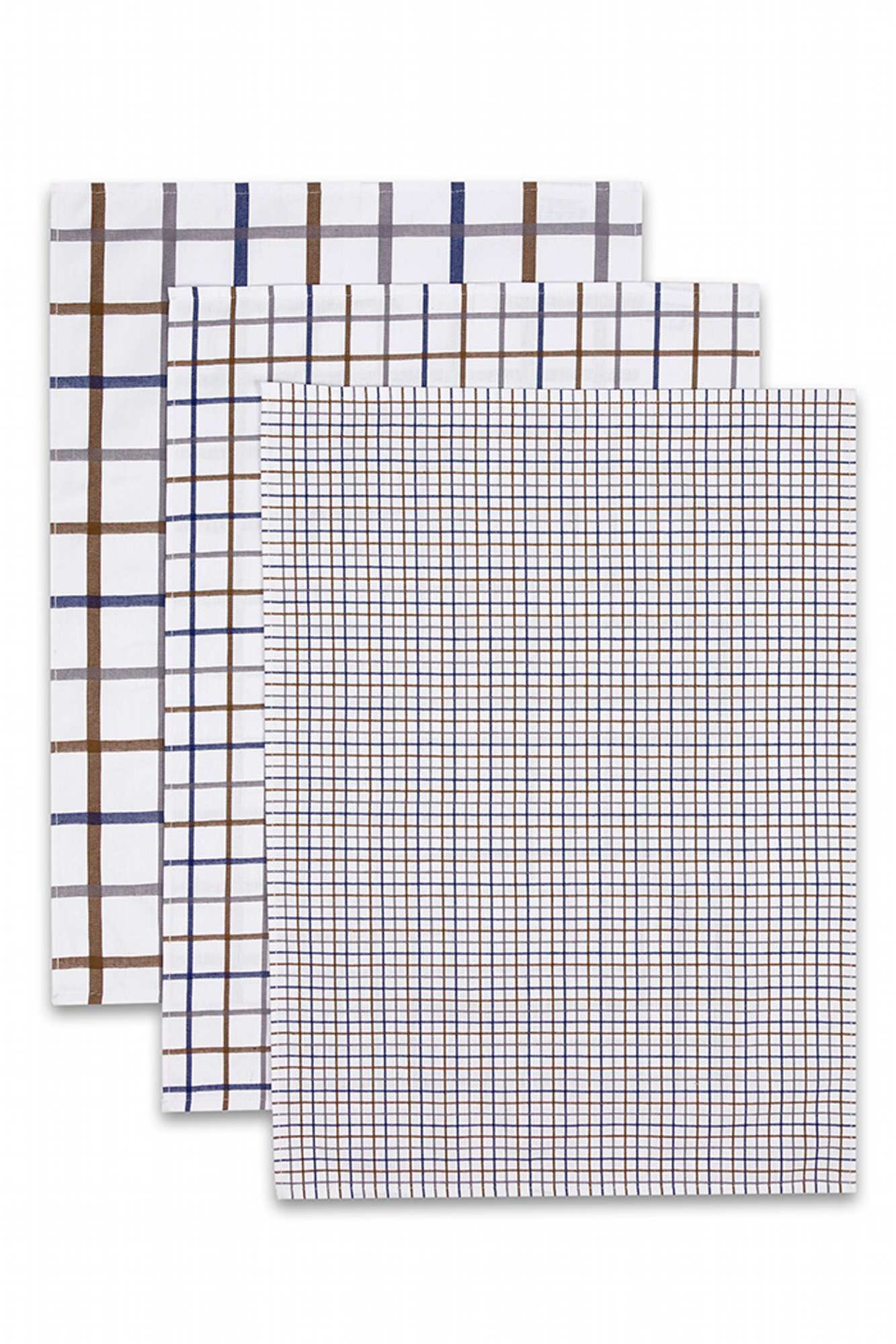 Utěrka Extra savá 50x70 Káro mix modrá 3 ks