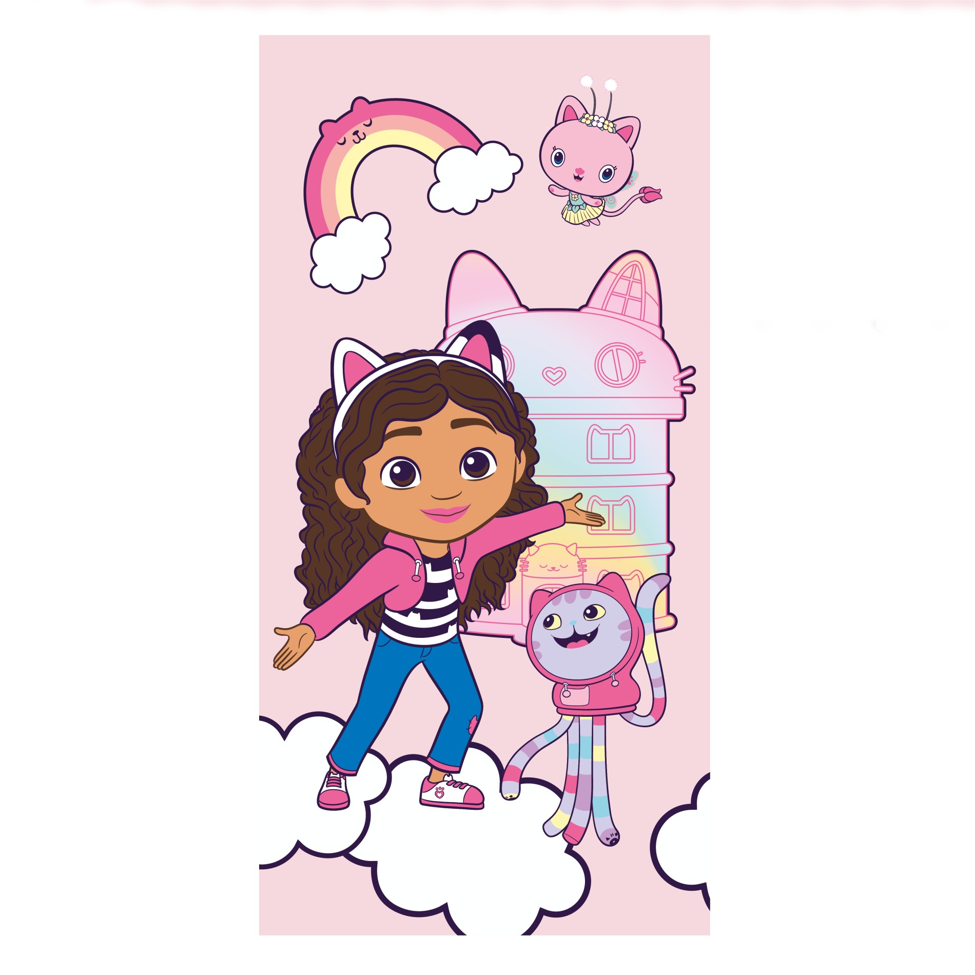 Osuška Gabbys Dollhouse 03 70x140 cm