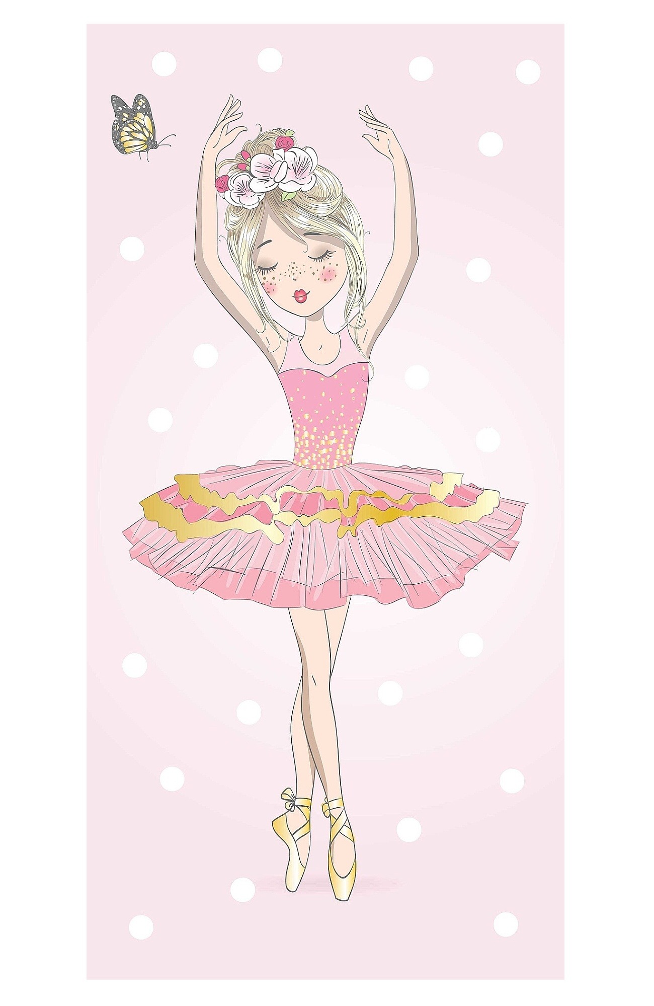 Osuška Balerína 70x140 cm