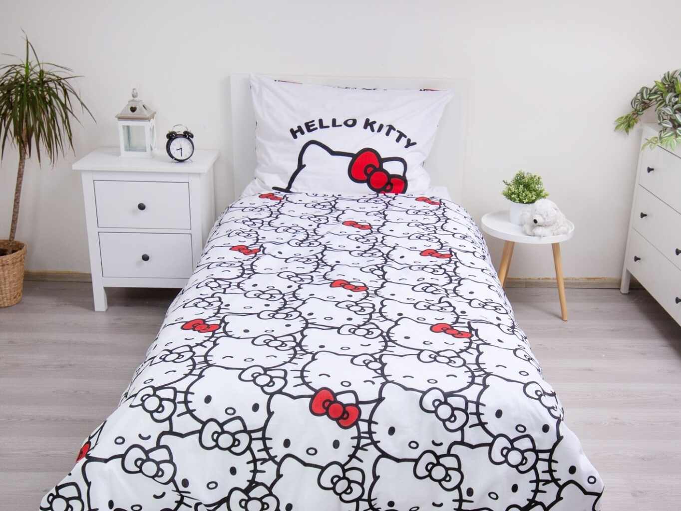 Povlečení Hello Kitty 140x200, 70x90 cm