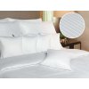 Povlak na polštář atlas grádl Polycotton bílý pruh (Rozměr 70x90)