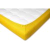 Froté prostěradlo tmavě žluté (Rozměr 100x200x20)