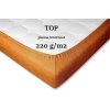Froté prostěradlo karamel (Rozměr 90x220x20)
