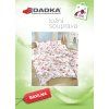 obal bavlna kviti terracota na bilem