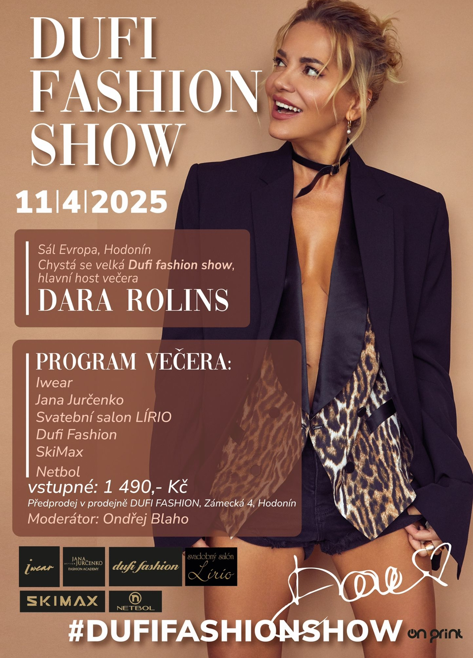 Dadoo na DUFI FASHION SHOW: Večer plný štýlu, elegancie a Dolly momentov