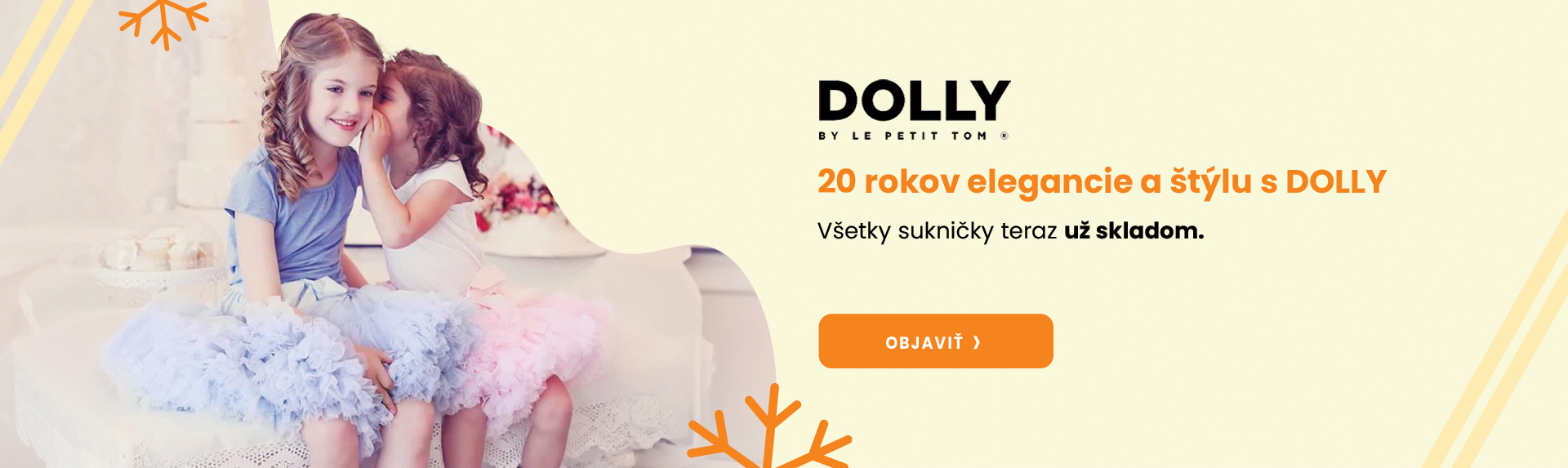 Už skladom nová kolekcia DOLLY sukničiek