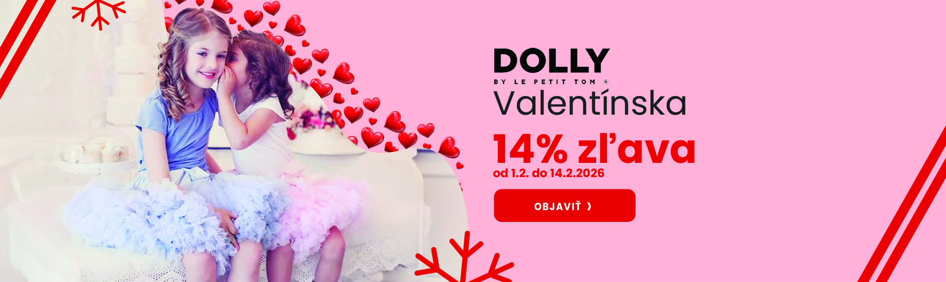 Dadoo Valentín 2026 zľava 30%