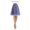 Lunicite padavá KOBALTOVÁ – exkluzívna tylová sukňa kobaltovo modrá (Farba fialová ,fialová, Veľkosť Dĺžka sukne - 60 cm, Obvod pása - XS - 61 cm)
