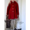 2971 3 la dolly vlneny babikovsky kabat cerveny