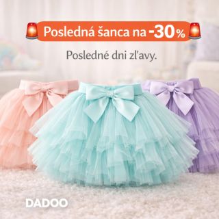 🚨 Posledná šanca na −30 % 🚨 Akcia na DOLLY sukne sa blíži ku koncu. Nenechajte si ujsť obľúbené kúsky za zvýhodnenú cenu 💛...