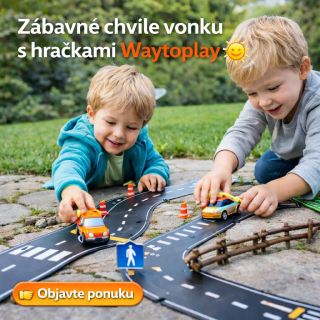 Cesta vedie kamkoľvek 🌿 Aj na záhradu, aj na piesok, aj na trávu Waytoplay je pripravený na všetko. 👉 Zober hru von...