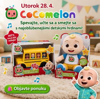 Hit medzi deťmi 🎶 CoComelon hračky, ktoré si deti zamilujú na prvý pohľad A nepustia z ruky. 👉 Pozri ponuku #cocomelon...
