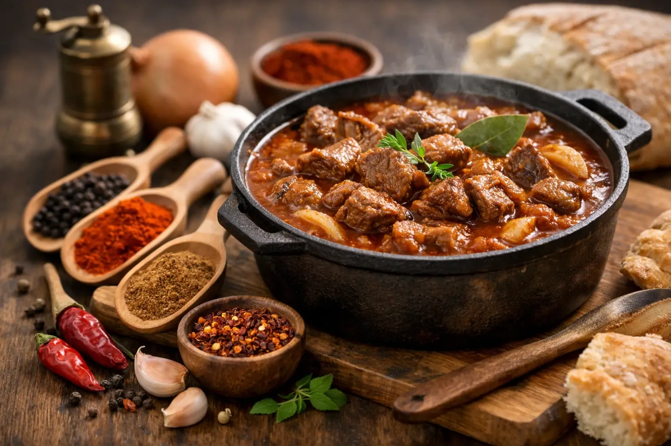 Jaké koření do guláše? Tajemství dokonalé barvy a poctivé chuti