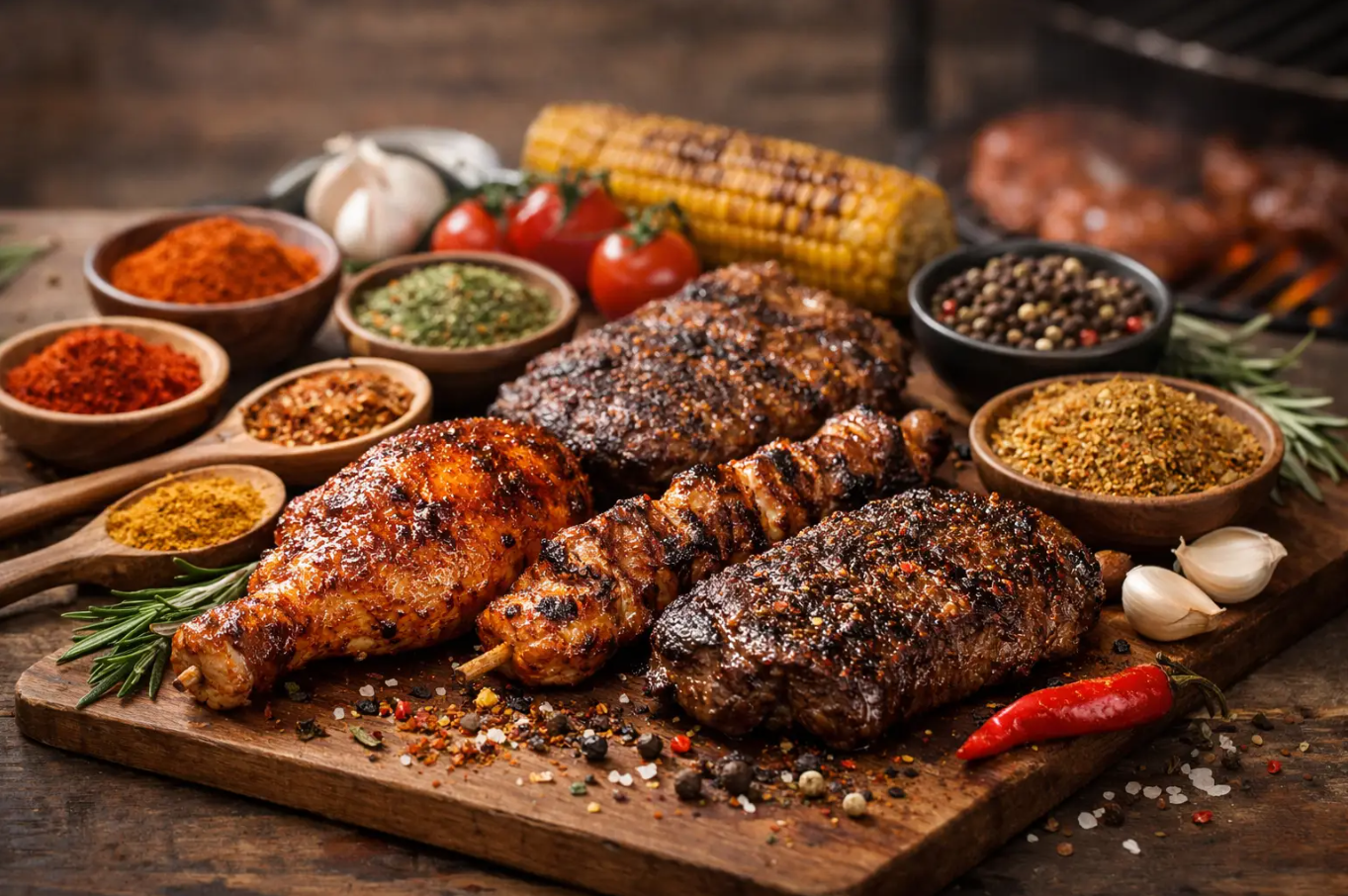 Koření na grilované maso: co opravdu funguje