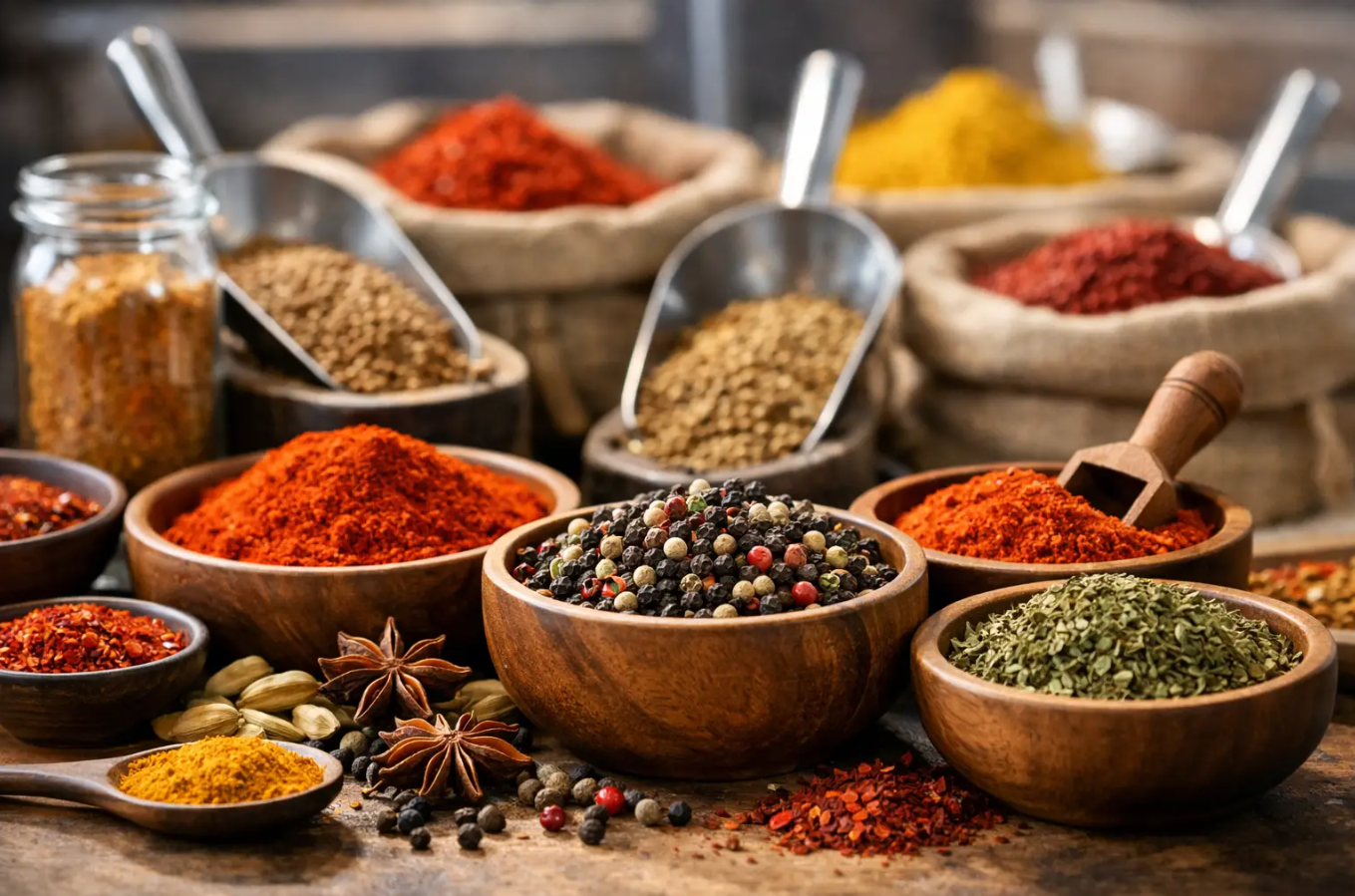 Velkoobchod koření: co hlídat při výběru