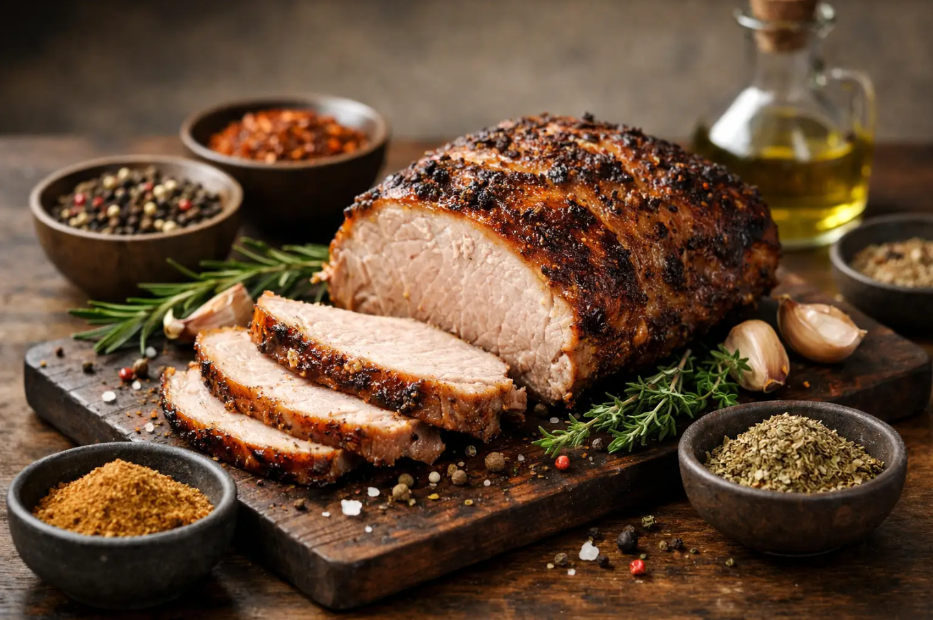 Koření na pečené vepřové: co funguje nejlépe