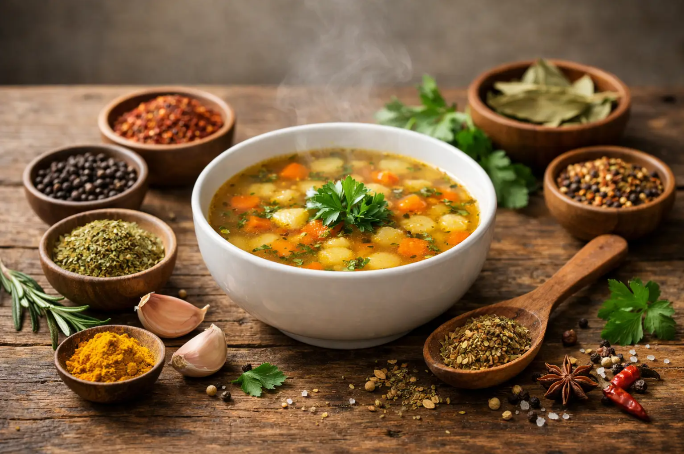 Jaké koření do polévky funguje nejlépe