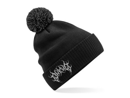snowstar beanie black