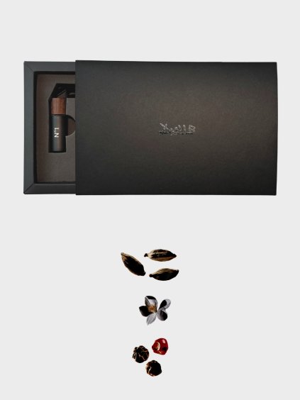 Dárková sada N°1  /  Dřevitá vůně s oudem a kůží