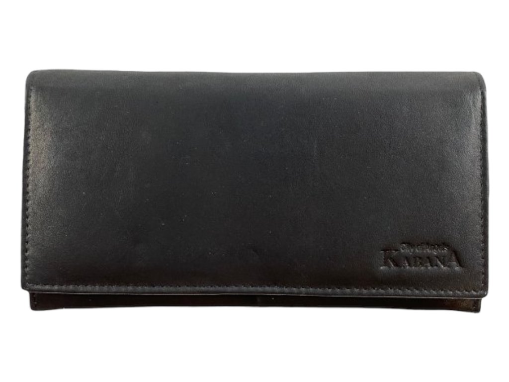 Dámská kožená peněženka - černá 9272
