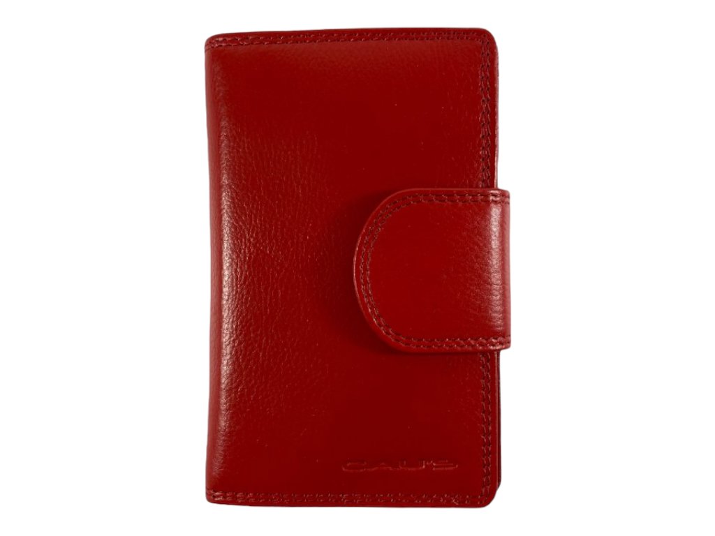 Dámská kožená peněženka - červená SN02