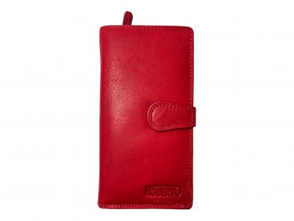 Dámská kožená peněženka Roberto - červená 3174