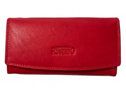 Dámská kožená peněženka Roberto - červená 2497