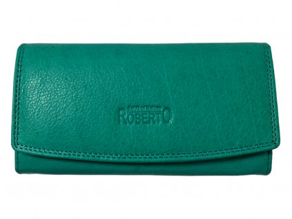 Dámská kožená peněženka Roberto - modrá 2497